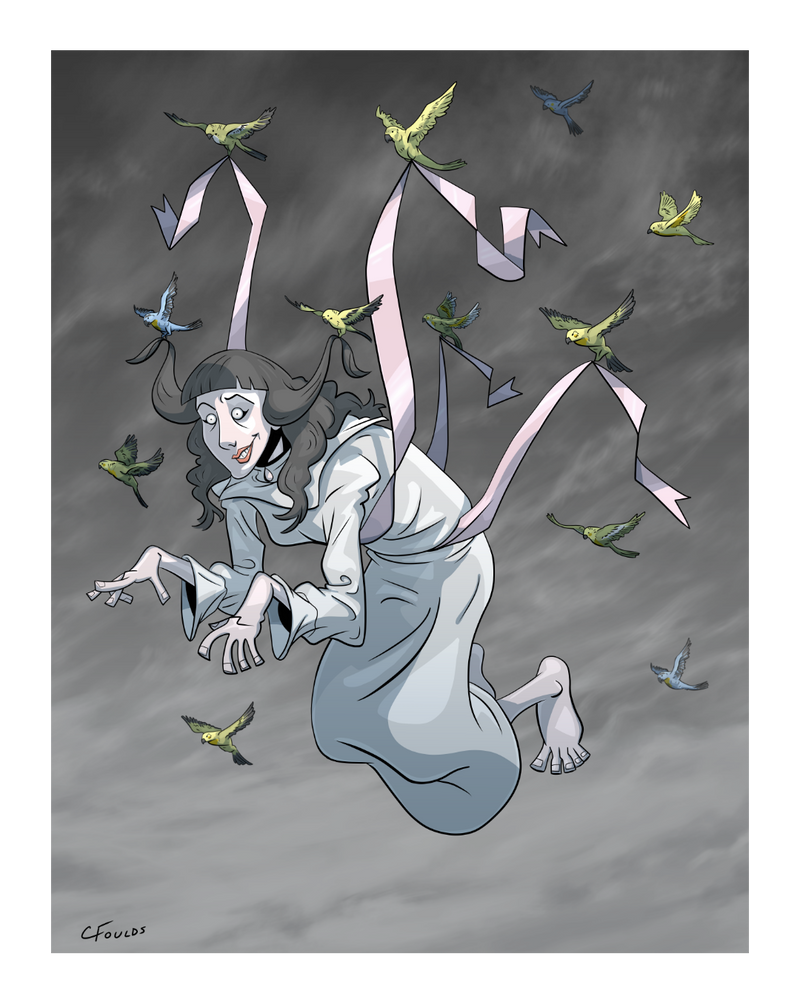 Bird Lady Sign Geny Fear, the Crazy Bird Lady by CFouldsArt on DeviantArt
