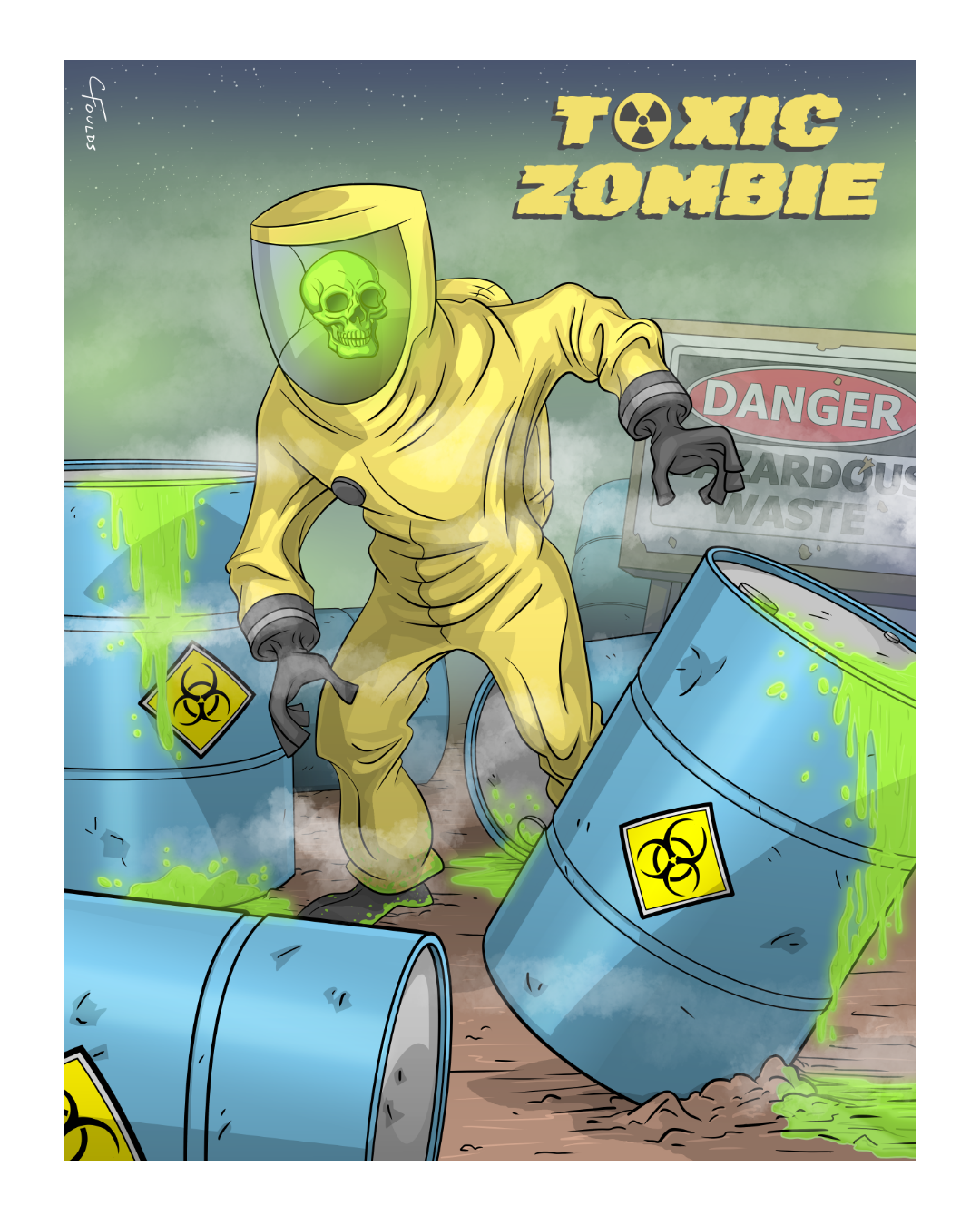 Caustic Exploding Zombie Toxic Zombie by CFouldsArt on DeviantArt