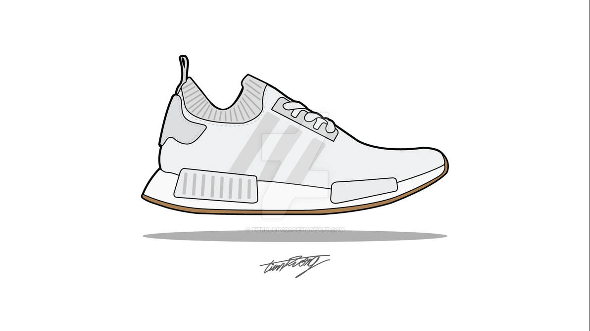 WHITE NMD-GUM WHITE 1920x1080 by TienDuong00 on DeviantArt