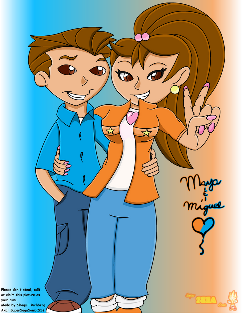 Maya and Miguel Santos by SuperSegaSonicSS on DeviantArt.