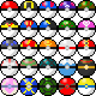 Pokeball Sprite by Crona45 on DeviantArt