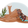 camel in the sand .:dta entry:.