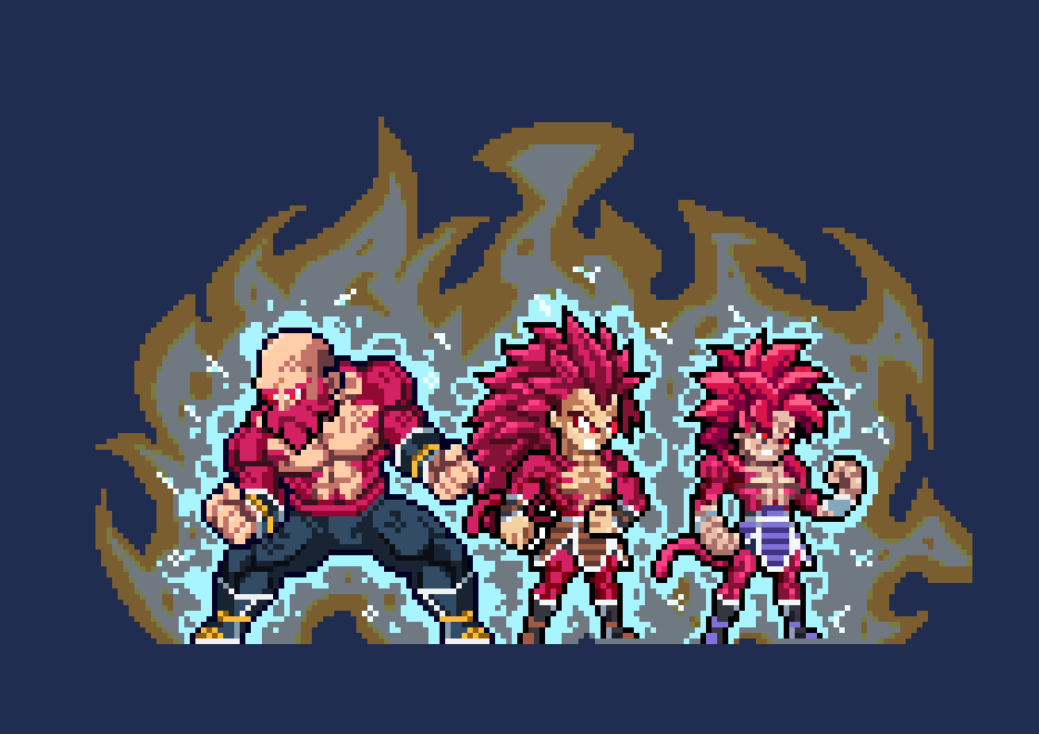 Raditz Turles Nappa, Raditz, Turles ss4 by Aarbear54 on DeviantArt
