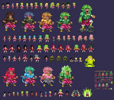 Z Broly possible forms: skipped a few