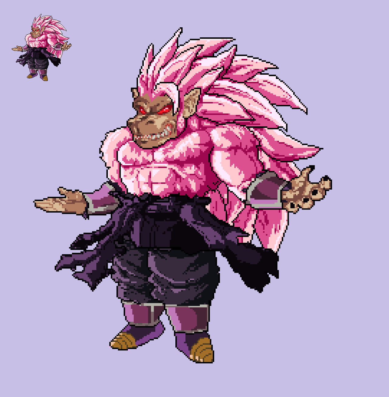 Ss3 Rage Black Goku Rose 3 Oozaru by Aarbear54 on DeviantArt