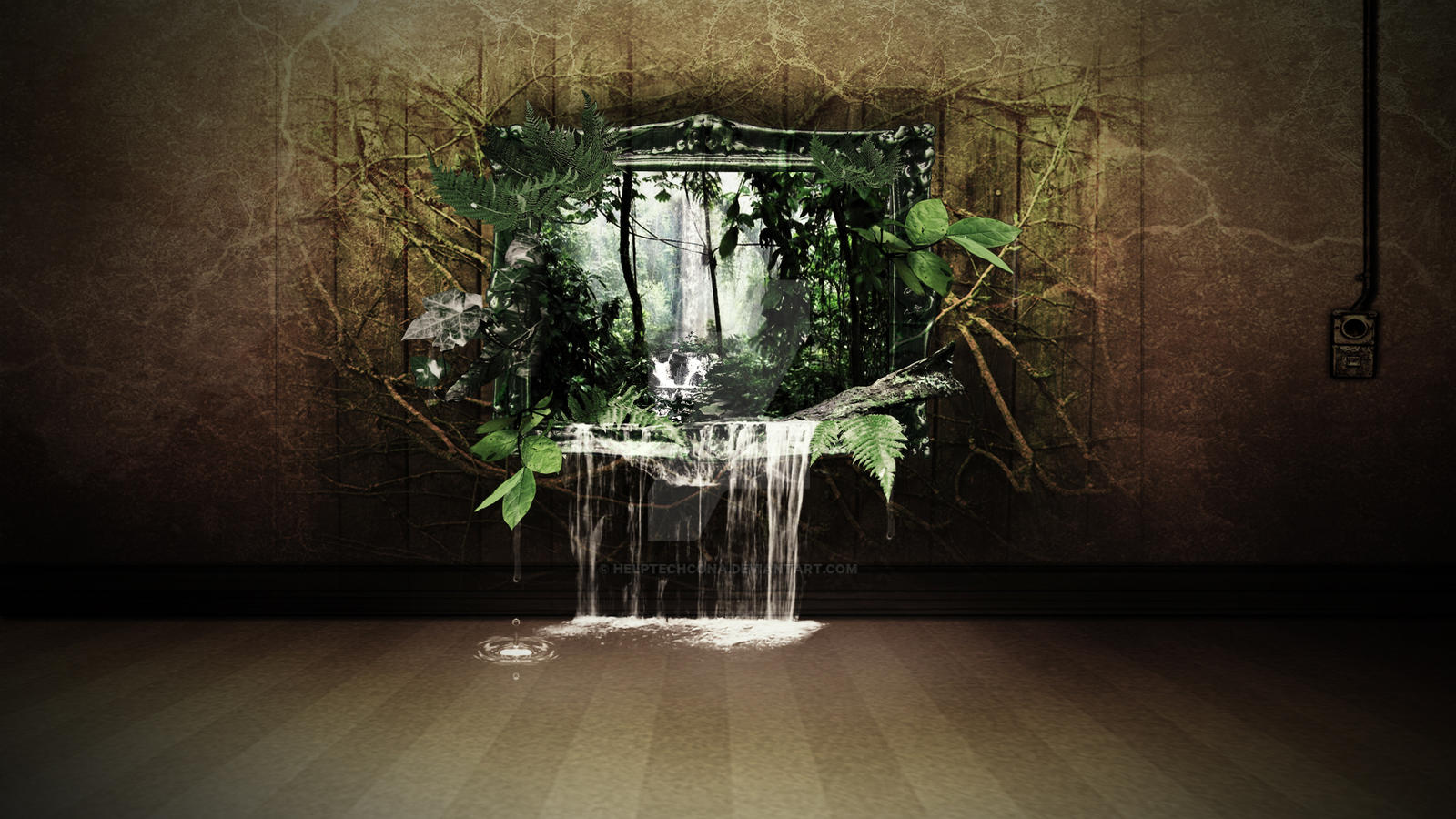 Jungle Picture Frame 3D