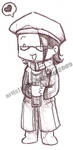 DGM- Komui Pen Doodle by HoneyAppleNinja