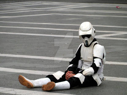 Tired scout trooper