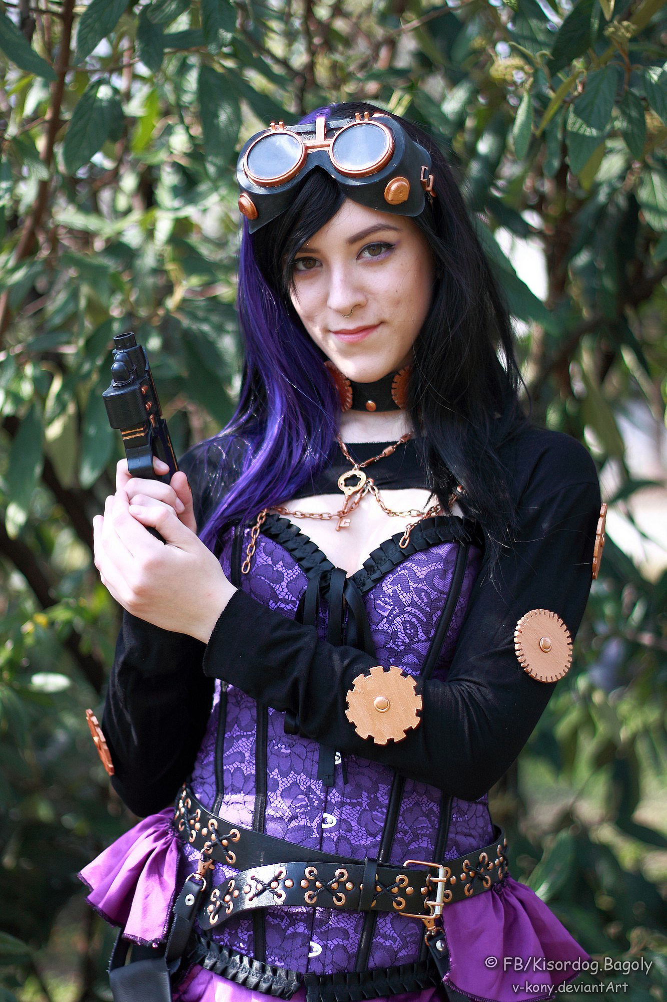 Kawaii steampunk lady