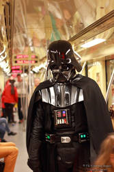 Vader goes to the Death Star by metro