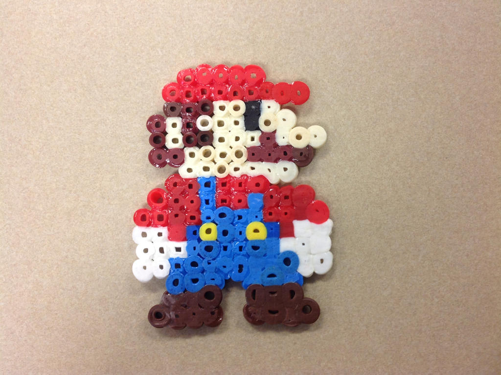 Mario Rabbids Perler Perler Beads (Mario) by MrMarioluigi1000 on DeviantArt