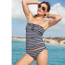 MICHAEL Michael Kors Striped Tankini Top  Bikini