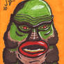 Creature from the Black Lagoon Sketch Card