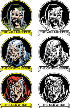 EC Host Trio Vault-Keeper Crypt-Keeper Old Witch