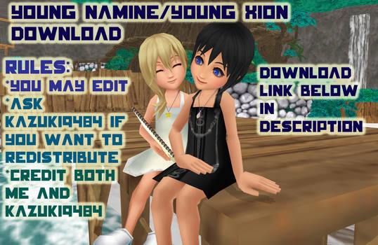 MMD: Young Namine and Xion DL