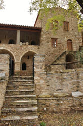 Old monastery Stock