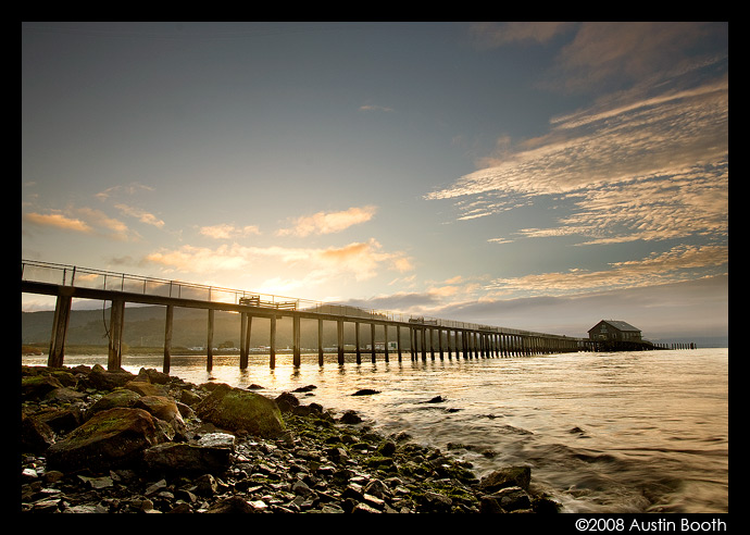 Sunrise over Tillamook Bay