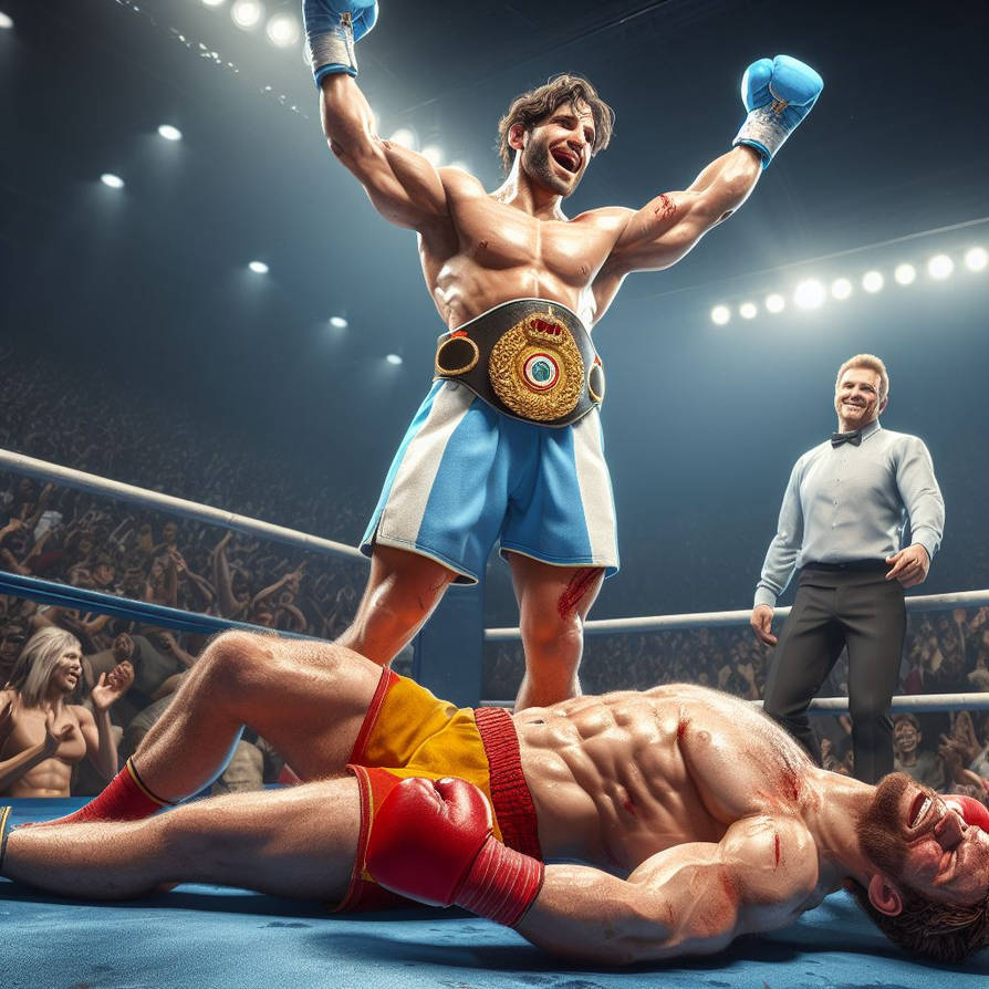 Argentinian boxing champion by papa2016 on DeviantArt