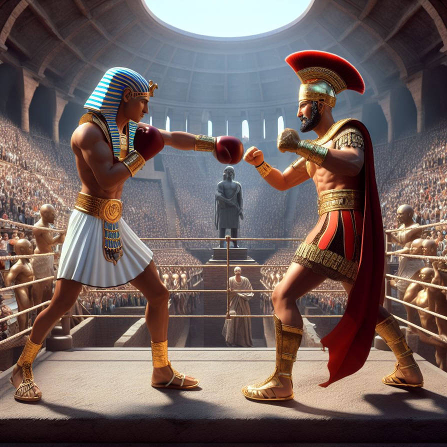 Let's fight! Rome vs Egypt boxing edition 2 by papa2016 on DeviantArt