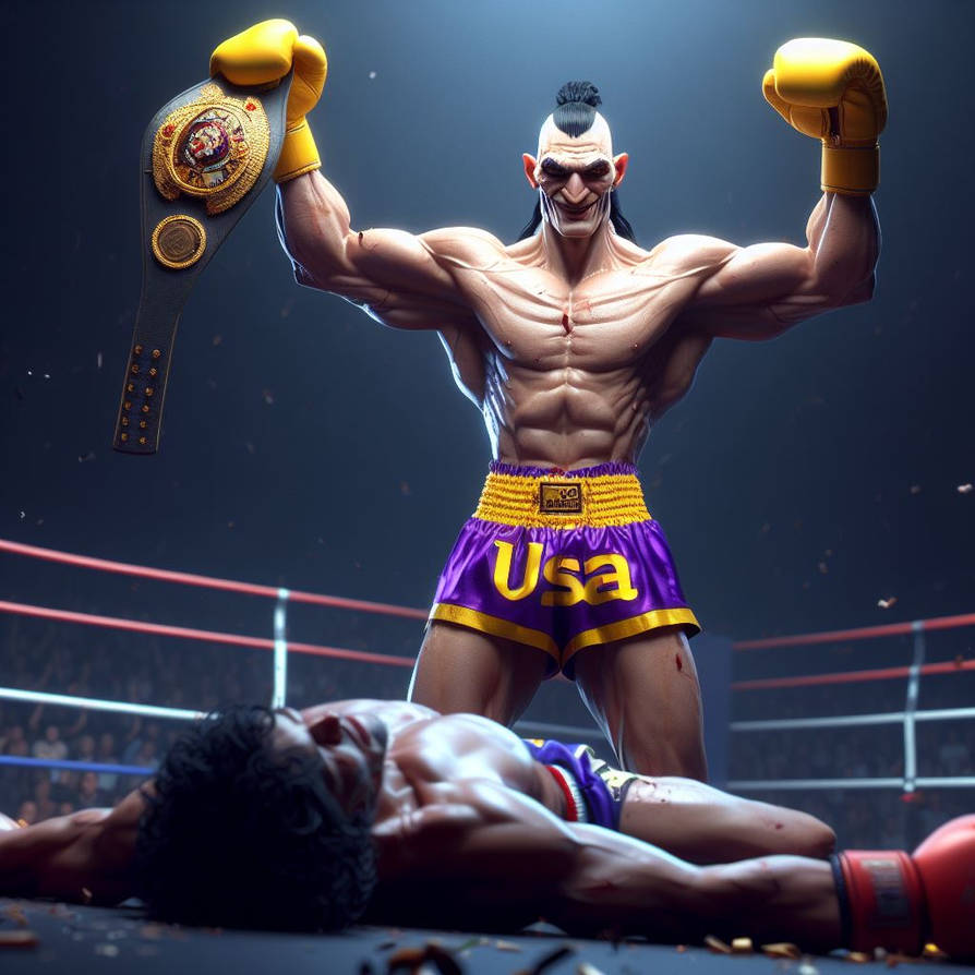 Tom Poh Evil Tong Po vs American kickboxer by papa2016 on DeviantArt