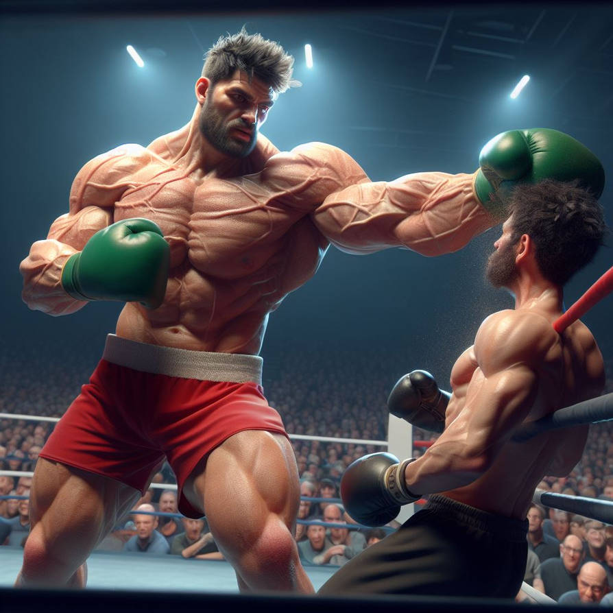 Boxing Jeff Deviantart Giant boxer vs Nerd boxer by papa2016 on DeviantArt
