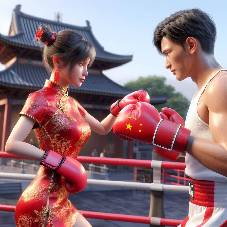 Chinese mixed boxing -Faceoff- by papa2016 on DeviantArt