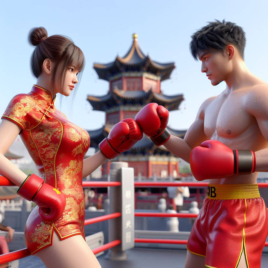 Bed Boxing Deviantart Chinese mixed boxing -Faceoff- 2 by papa2016 on DeviantArt