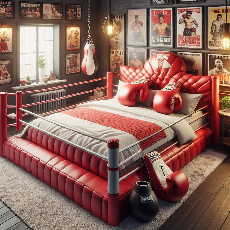 Bed Boxing Deviantart Hey, would you like a boxing match here? by papa2016 on DeviantArt