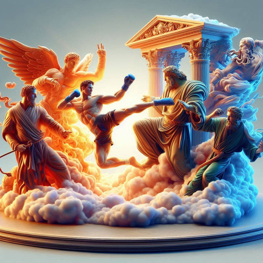 Boxing God In Gods and Boxing by papa2016 on DeviantArt
