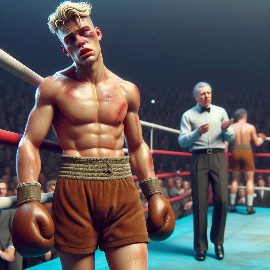 Eric Ricker Boxer The fallen blond boxer Eric by papa2016 on DeviantArt