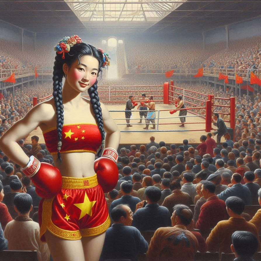 Qing Boxing The Chinese Boxing Queen by papa2016 on DeviantArt