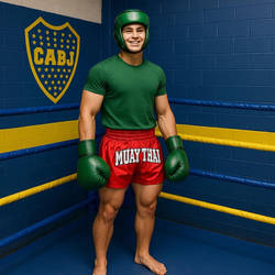 Marcus, the muay thai contender