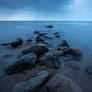 Blue hour at the Baltic Sea