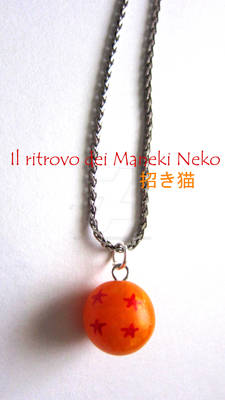 Collana con sfera del drago a 4 stelle Dragon Ball