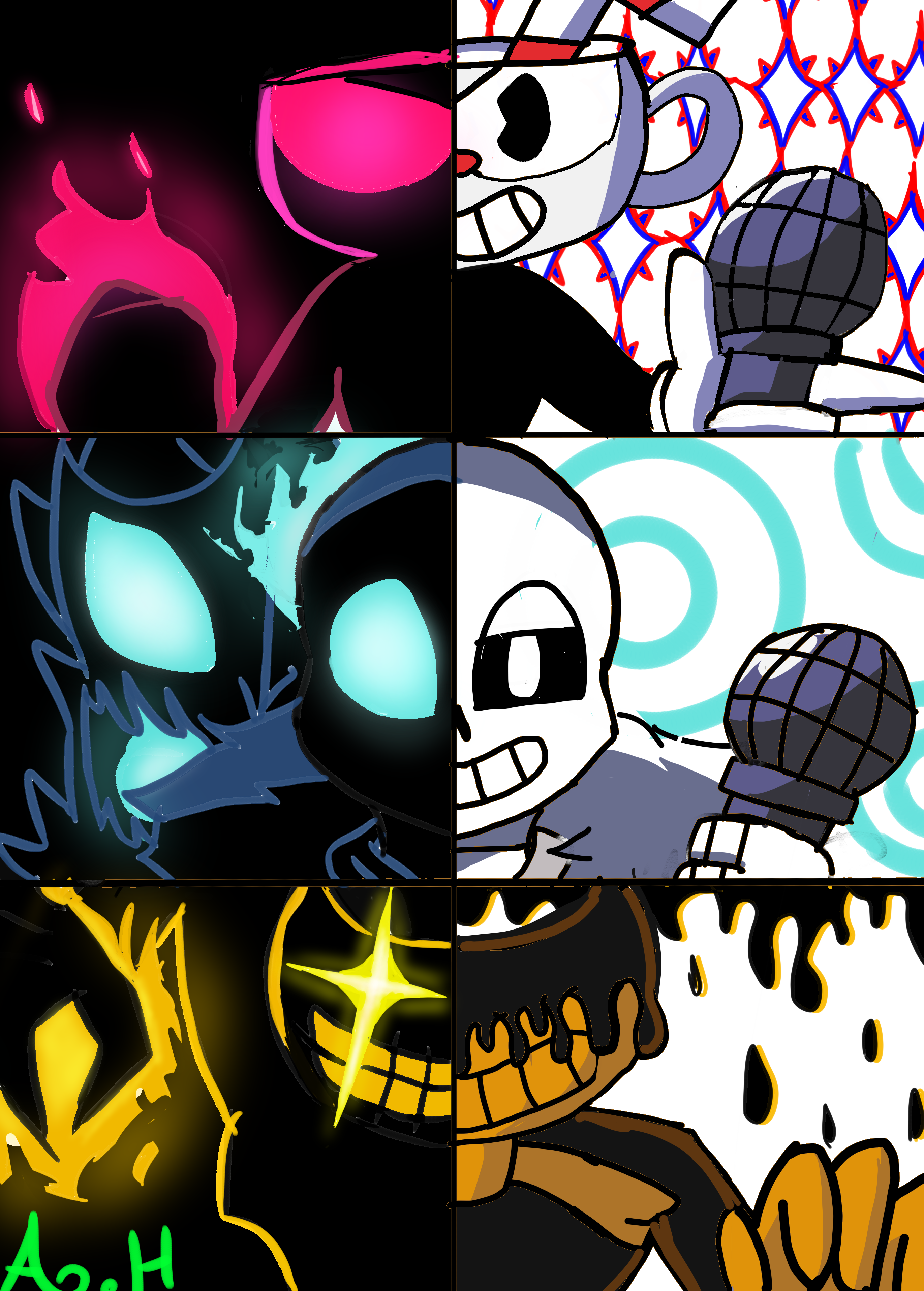 fnf indie cross bendy original and McLissy style! by SMG-brunorueda777 on  DeviantArt