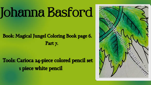 Johanna Basford Magical Jungle Page 6 (Part 7)