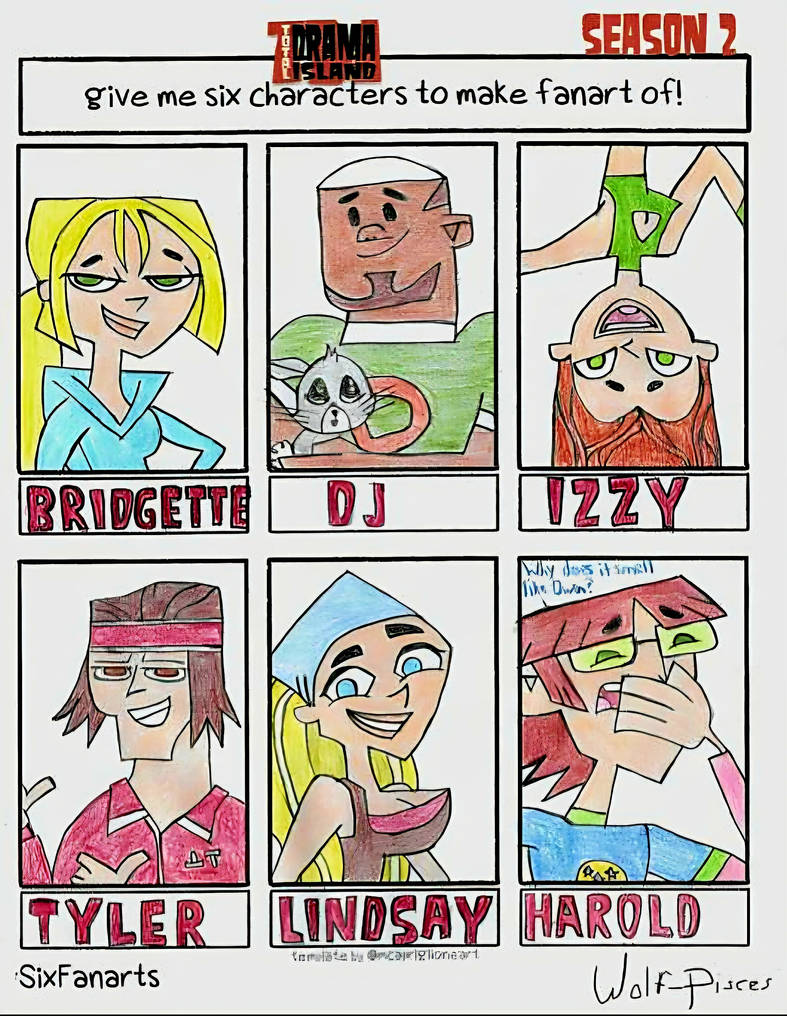 6 Total Drama Island FanArts Season 2 by Wolf-Pisces on DeviantArt
