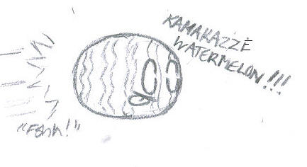 Kamikaze Watermelon by kirbyklowd28 on DeviantArt