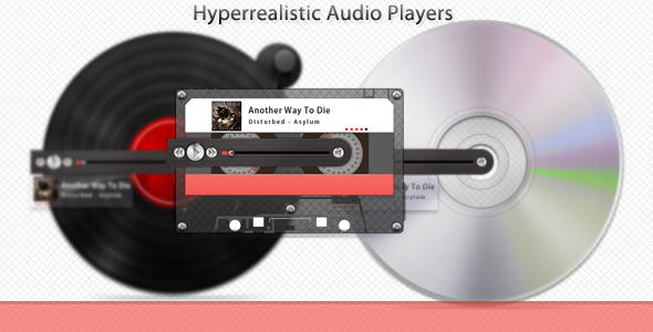Create 3 Hyperrealistic MP3 pl