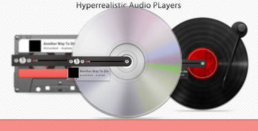 Create 3 Hyperrealistic MP3 pl