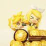 Rin, Len and Ferrero Rocher