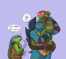 Tmnt Leo VS Spike - Put Him Down