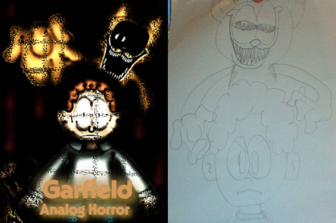 Garfeild Back Refrence Garfield Analog Horror Poster and Refrence by MilanAarjun on DeviantArt