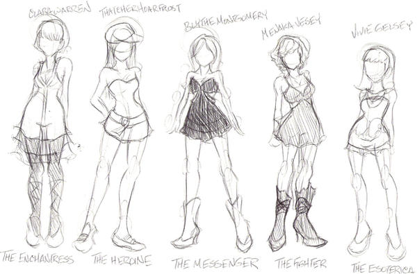 Pinterest Chracters Rough Rough Character Sketches 2 by taito on DeviantArt