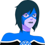 DC/YOUNG JUSTICE OC: Blue Lantern (Sister T'rinn)