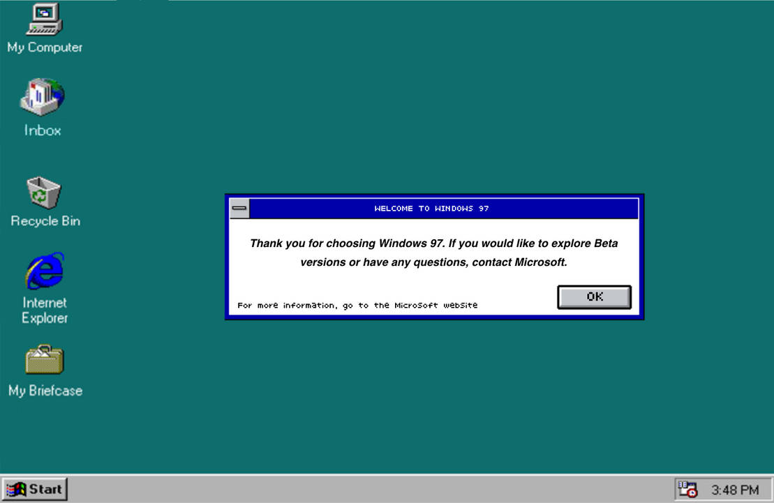 Windows 97 and Welcome Screen by Scott-O-Matic on DeviantArt