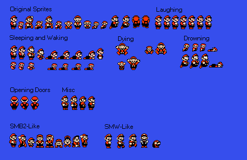 Smb3 Characters SMB3 edited sprites by Ragameechu on DeviantArt