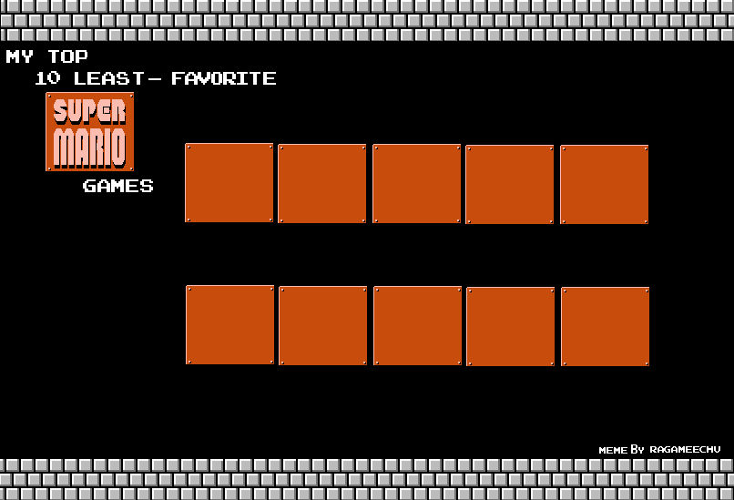 Worst Mario Games Memes By Ragameechu On Deviantart Worst Mario Games Memes By Ragameechu On Deviantart