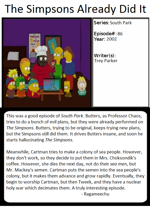 1001 Animations: The Simpsons Already Did It