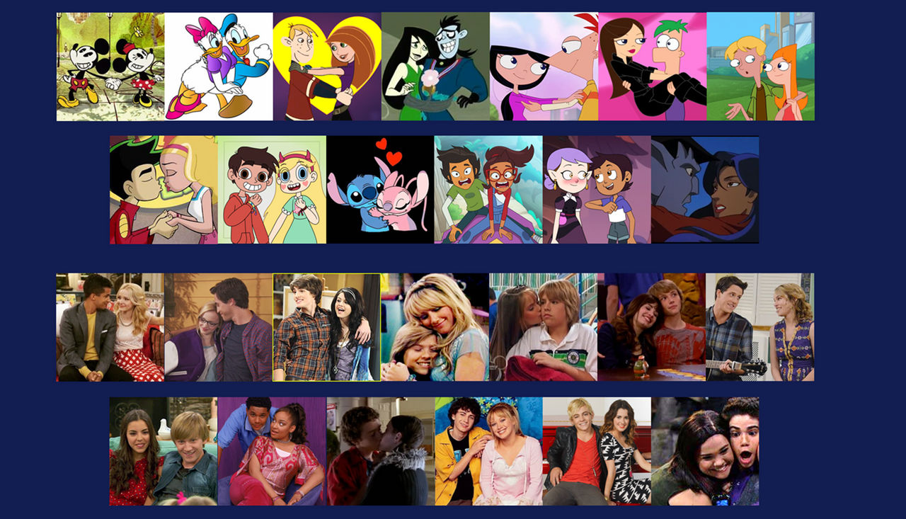 Disney Channel Couple Roster by EdwinRomanceKing on DeviantArt